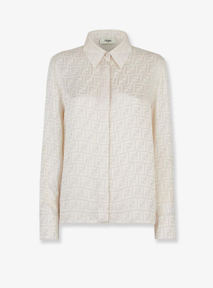 Fendi Ff Silk Shirt Penelope Panna
