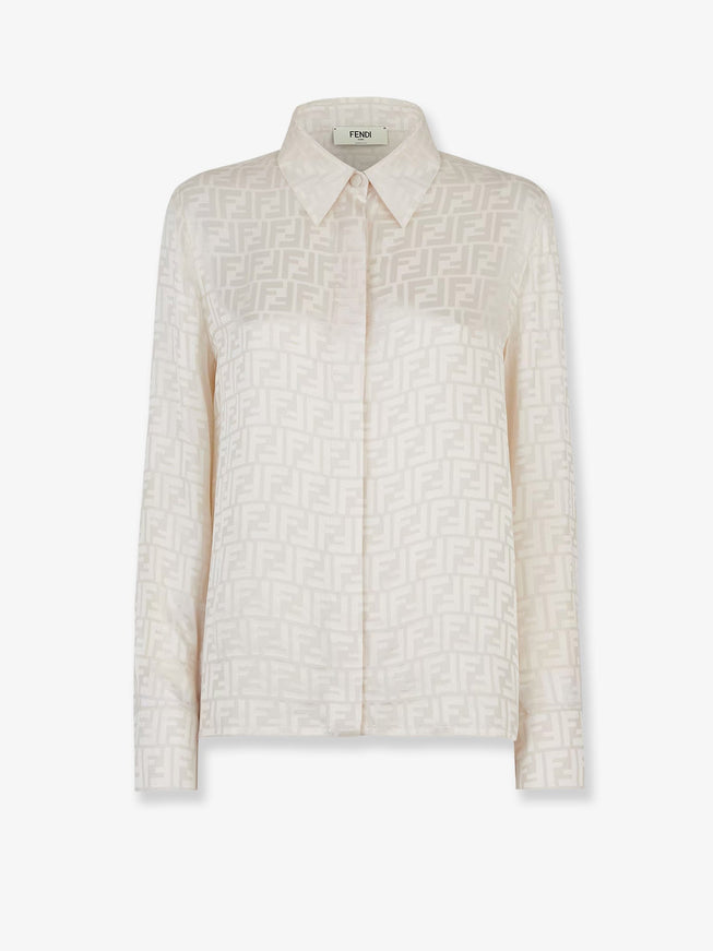 Fendi Ff Silk Shirt Penelope Panna