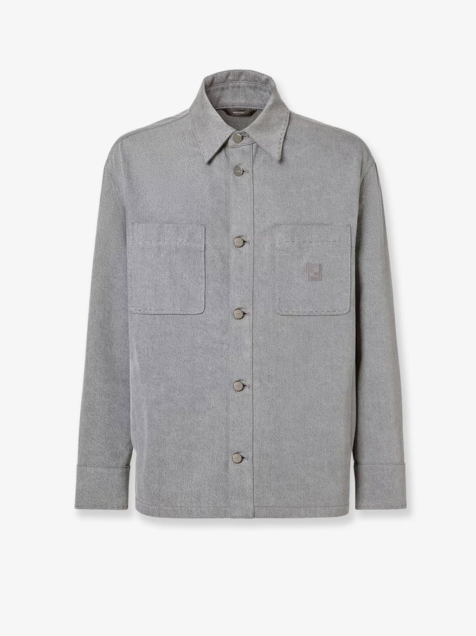 Fendi Jacket Denim Stone Bleached Grey