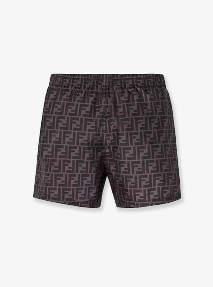 Fendi Ff Nylon Swim Trunks