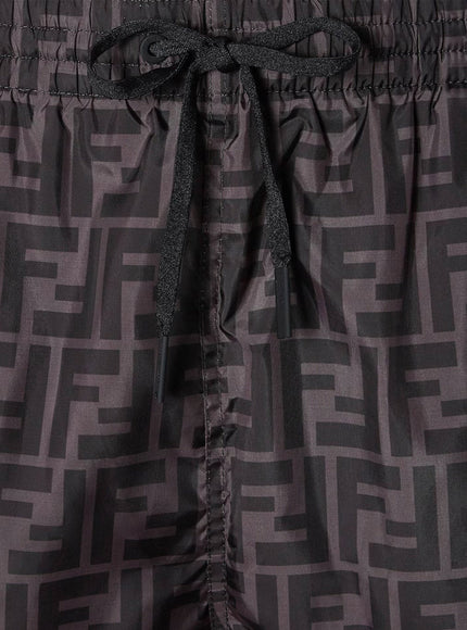 Fendi Ff Nylon Swim Trunks