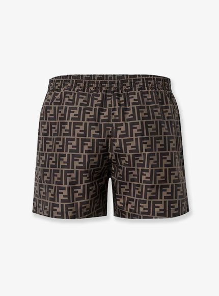 Fendi Ff Nylon Swim Trunks