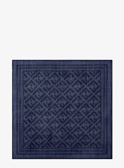 Fendi Wool And Silk Scarf Uni Abisso