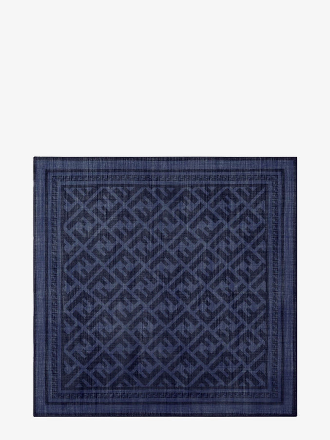 Fendi Wool And Silk Scarf Uni Abisso
