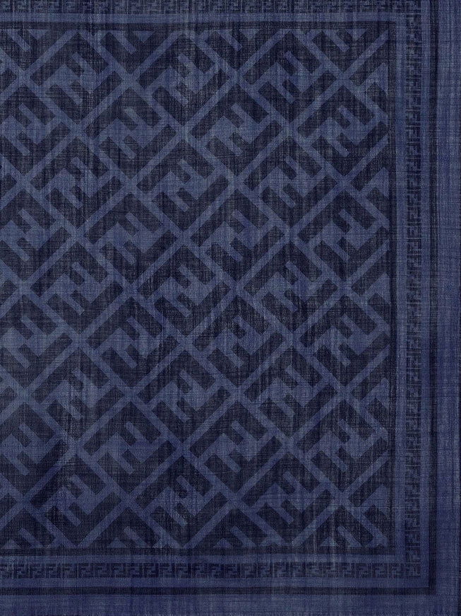 Fendi Wool And Silk Scarf