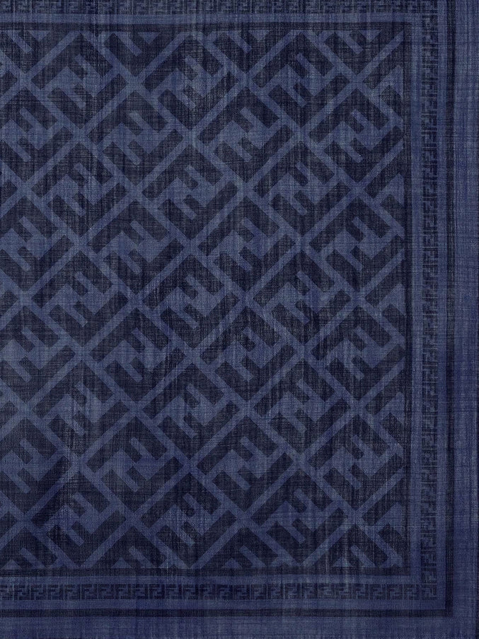 Fendi Wool And Silk Scarf