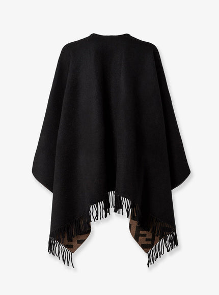 Fendi Cashmere And Wool Poncho
