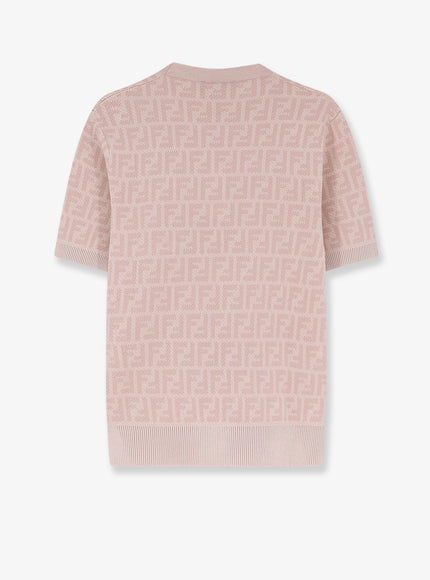 Fendi Ff Wool And Silk Sweater