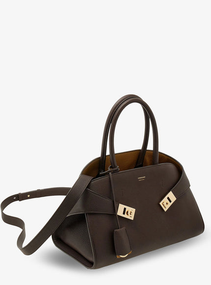 Ferragamo Hug Soft M Leather Shoulder Bag