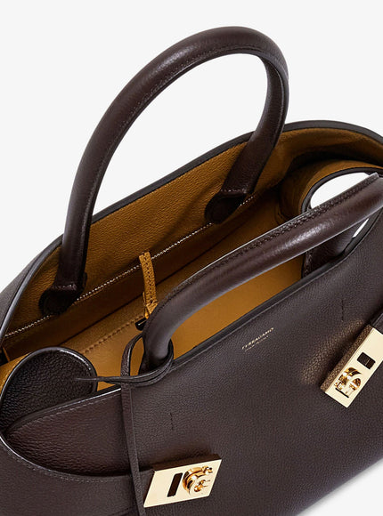 Ferragamo Hug Soft M Leather Shoulder Bag