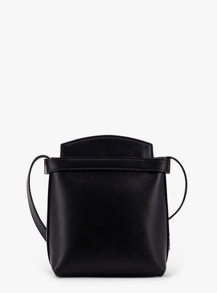 Ferragamo Leather Crossbody Bag With Gancini Detail