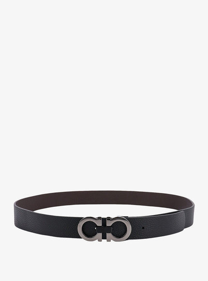 Ferragamo Reversible Leather Belt Nero