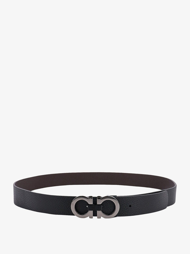 Ferragamo Reversible Leather Belt Nero