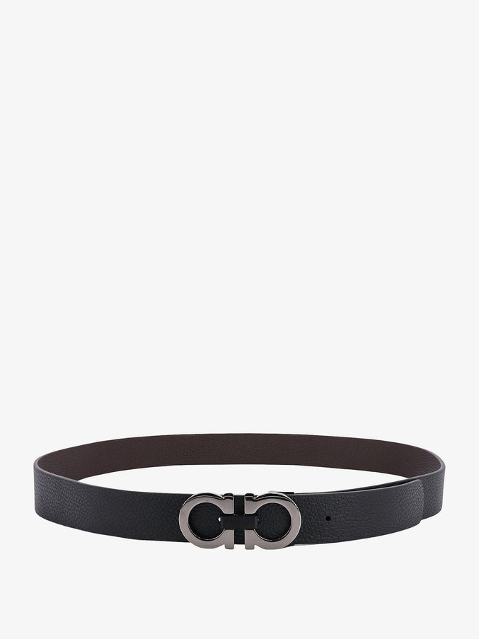 Ferragamo Reversible Leather Belt Nero