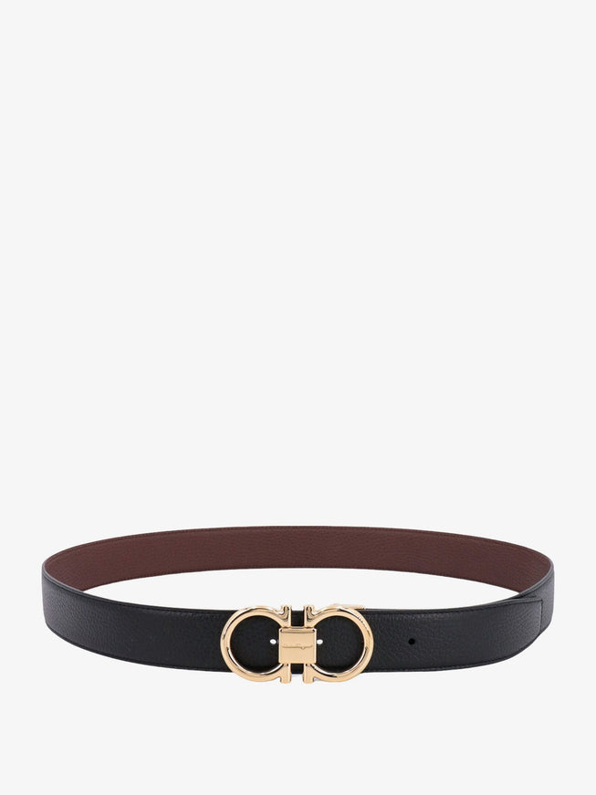 Ferragamo Reversible Leather Belt Nero