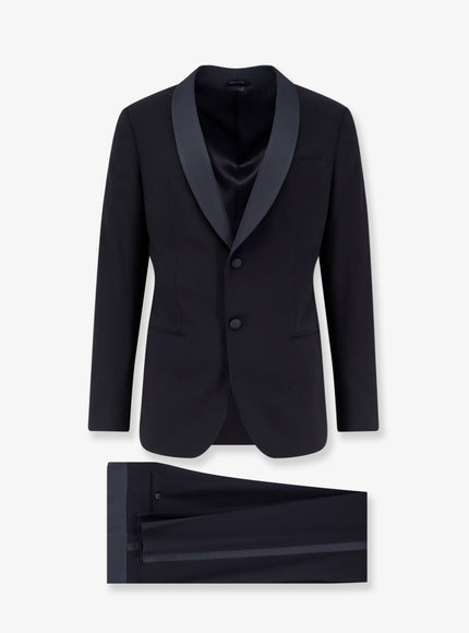 Giorgio Armani Virgin Wool Tuxedo Dark Navy