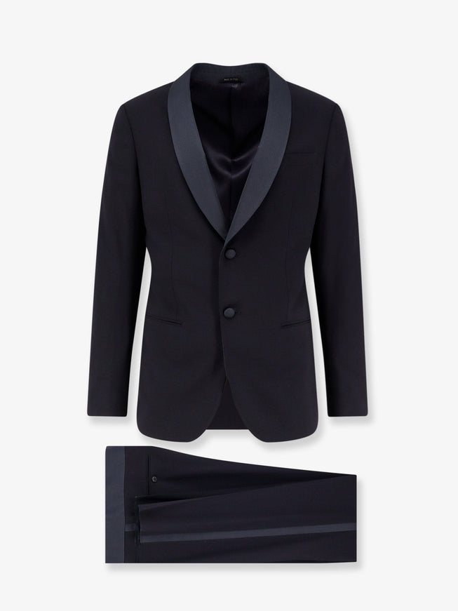 Giorgio Armani Virgin Wool Tuxedo Dark Navy