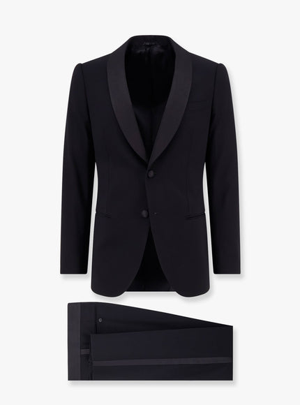 Giorgio Armani Virgin Wool Tuxedo Black Beauty