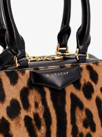 Givenchy Antigona East West Mini Pony Skin Crossbody Bag With Animal Print
