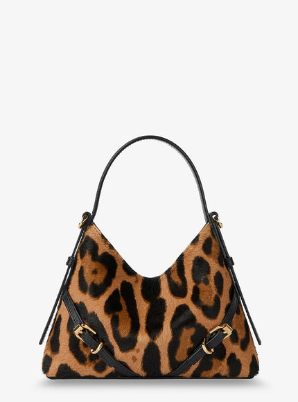 Givenchy Voyou Nano Bag Pony Skin Crossbody Bag With Animal Print Uni Black Beige