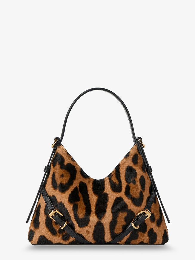 Givenchy Voyou Nano Bag Pony Skin Crossbody Bag With Animal Print Uni Black Beige