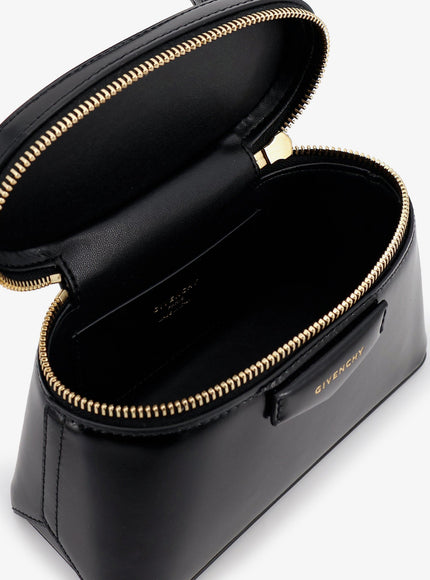 Givenchy Vanity Antigona Leather Handbag With Lettering Logo On The Front