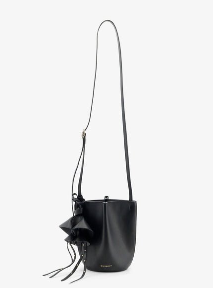 Givenchy Nano Snap Leather Crossbody Bag Uni Black