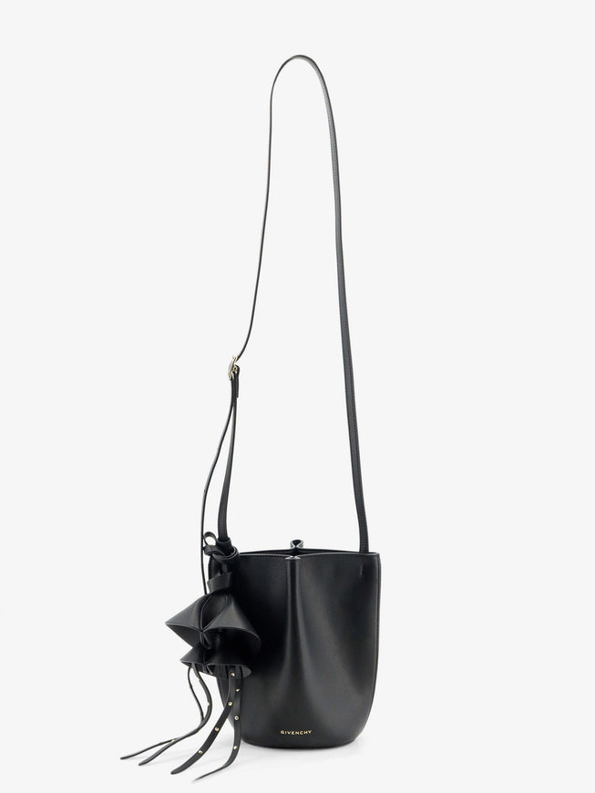 Givenchy Nano Snap Leather Crossbody Bag Uni Black