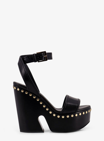 Givenchy Leather Sandals With Studs Black