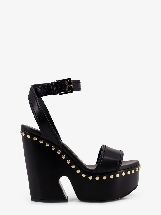 Givenchy Leather Sandals With Studs Black