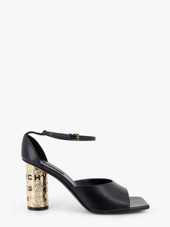 Givenchy Leather Sandals With Tape Heel Black