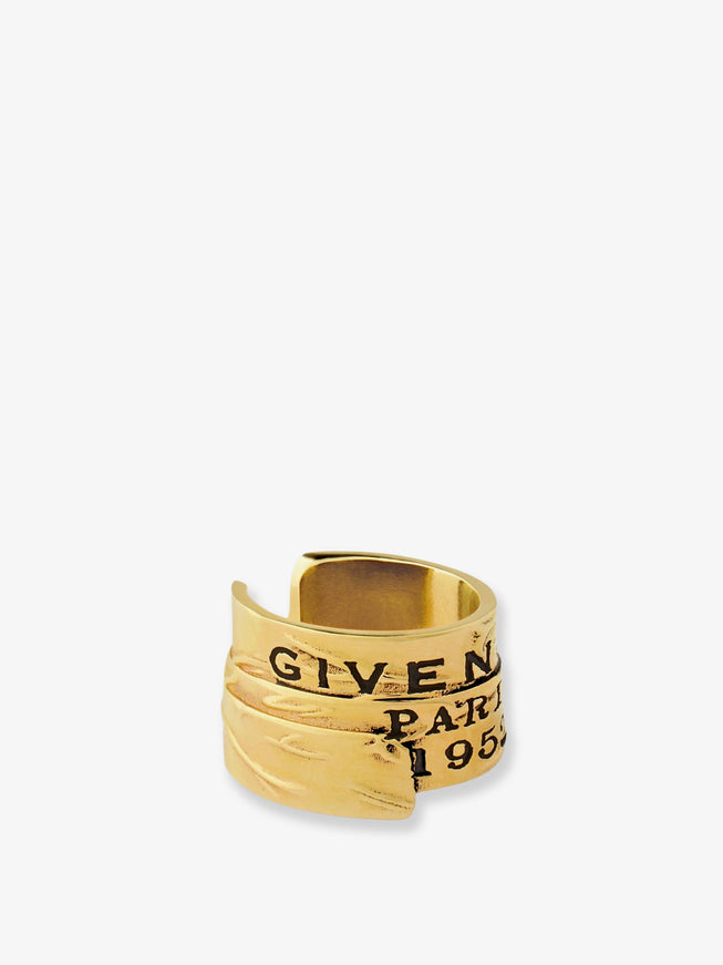 Givenchy Metal Givenchy Tape Earcuff With Gold Finishes Uni Antic Golden