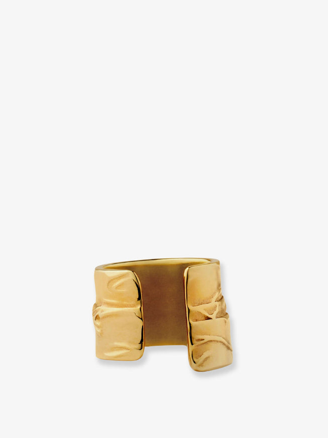 Givenchy Metal Givenchy Tape Earcuff With Gold Finishes