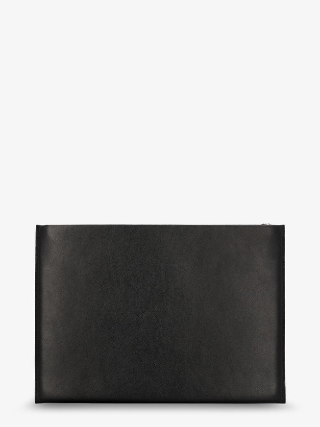 Givenchy Leather Clutch Bag With Lettering Logo On The Front