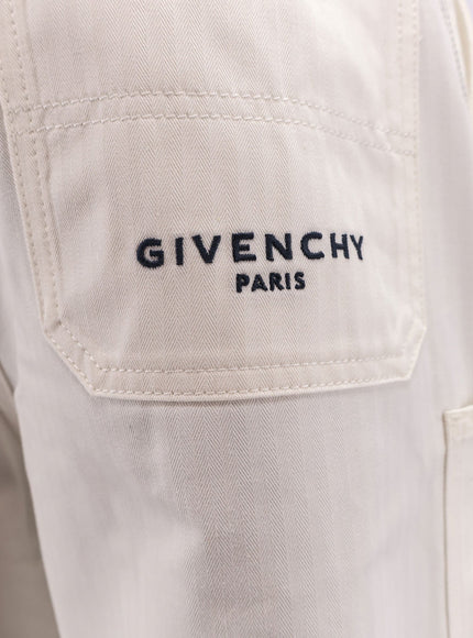Givenchy Cotton Bermuda Shorts With Logo Embroidery