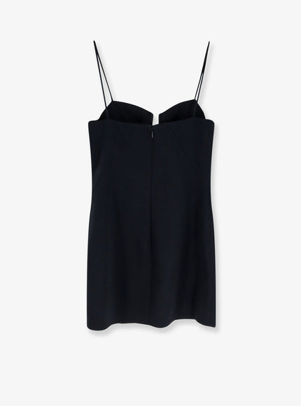 Givenchy Cutaway Satin Mini Dress
