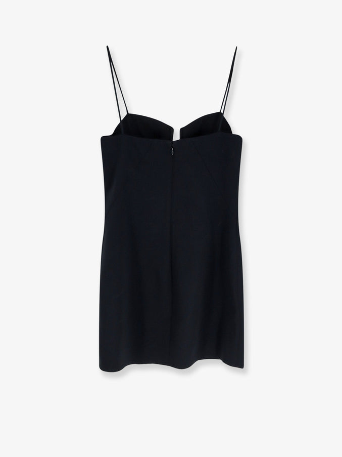 Givenchy Cutaway Satin Mini Dress