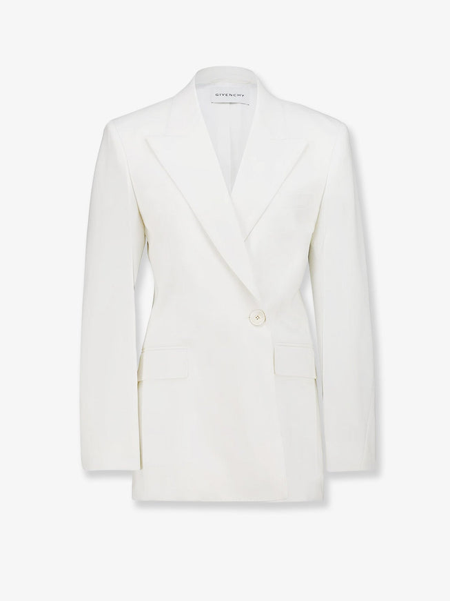 Givenchy Wool And Mohair Blazer White