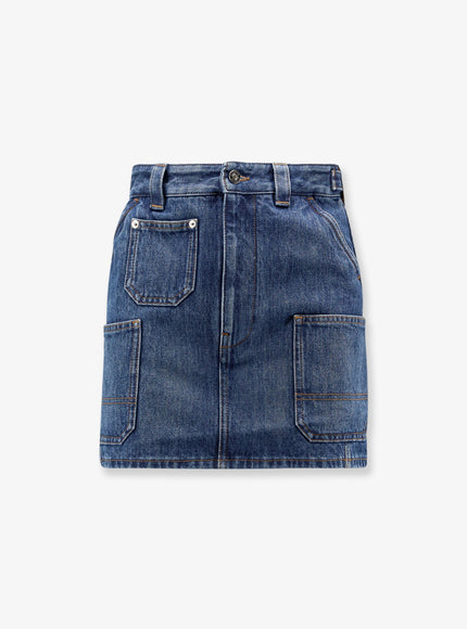 Givenchy Denim Mini Skirt Medium Blue