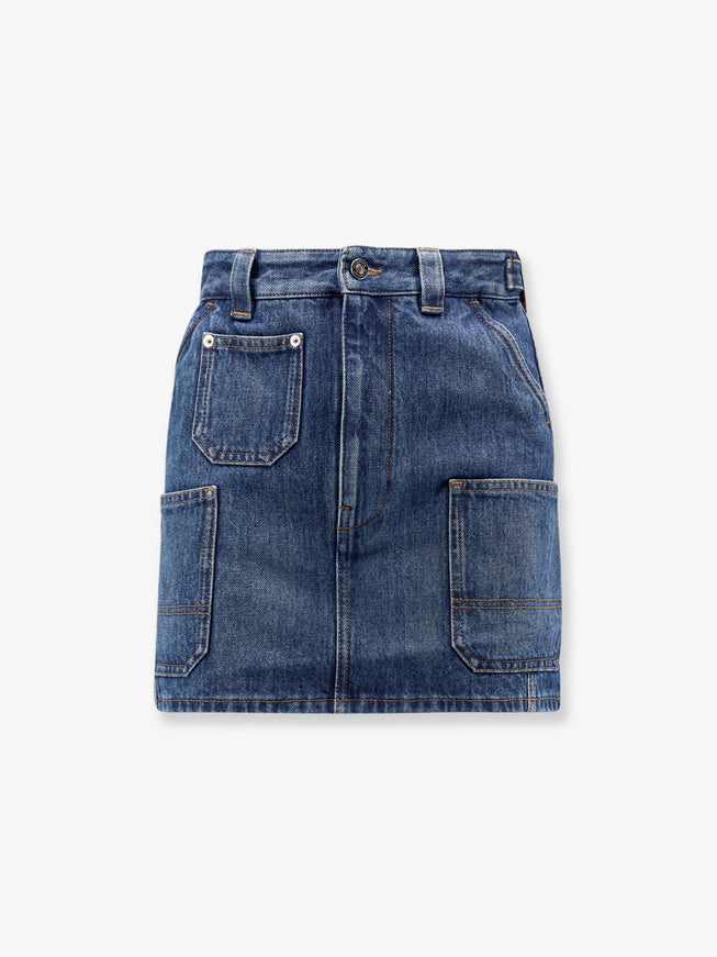 Givenchy Denim Mini Skirt Medium Blue