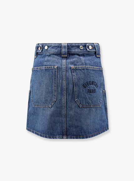 Givenchy Denim Mini Skirt