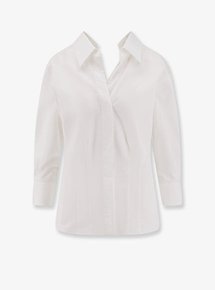 Givenchy Open Cotton Shirt White