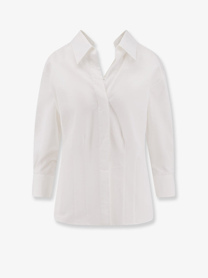 Givenchy Open Cotton Shirt White