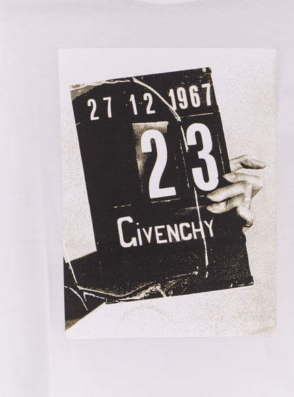 Givenchy Cotton T-Shirt With Print On The Front