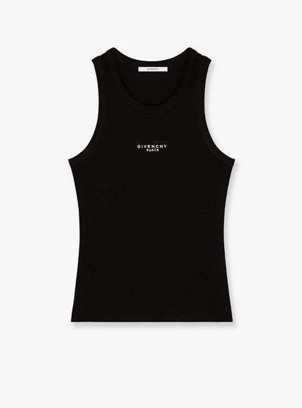 Givenchy Cotton Blend Tank Top Black