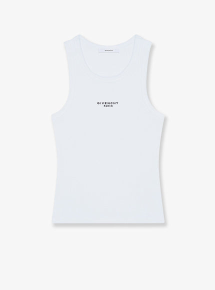 Givenchy Cotton Blend Tank Top White
