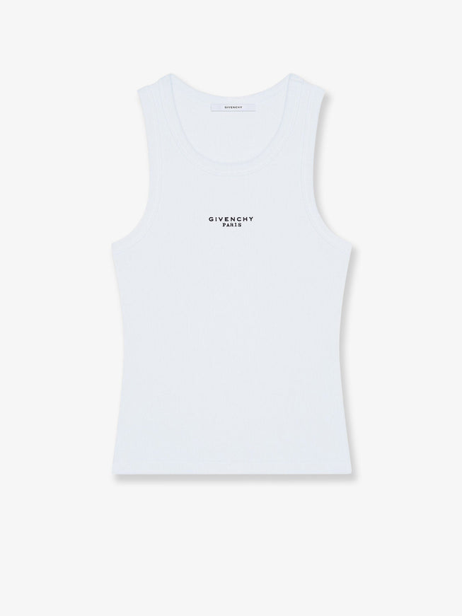 Givenchy Cotton Blend Tank Top White