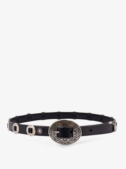 Golden Goose Deluxe Brand Leather Belt Black