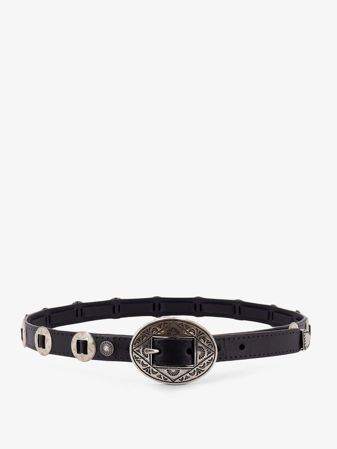 Golden Goose Deluxe Brand Leather Belt Black