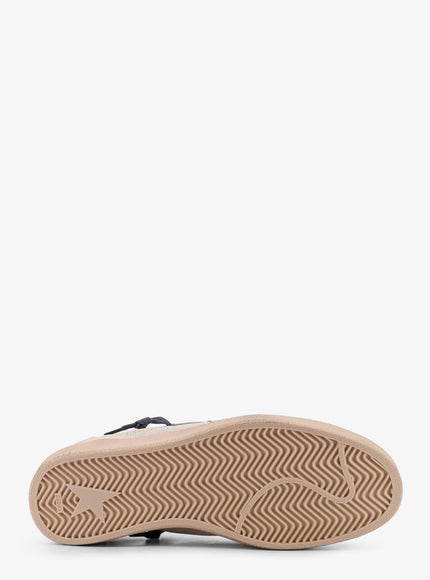 Golden Goose Deluxe Brand Ballstar Leather Sneakers And Suede With Side Logo